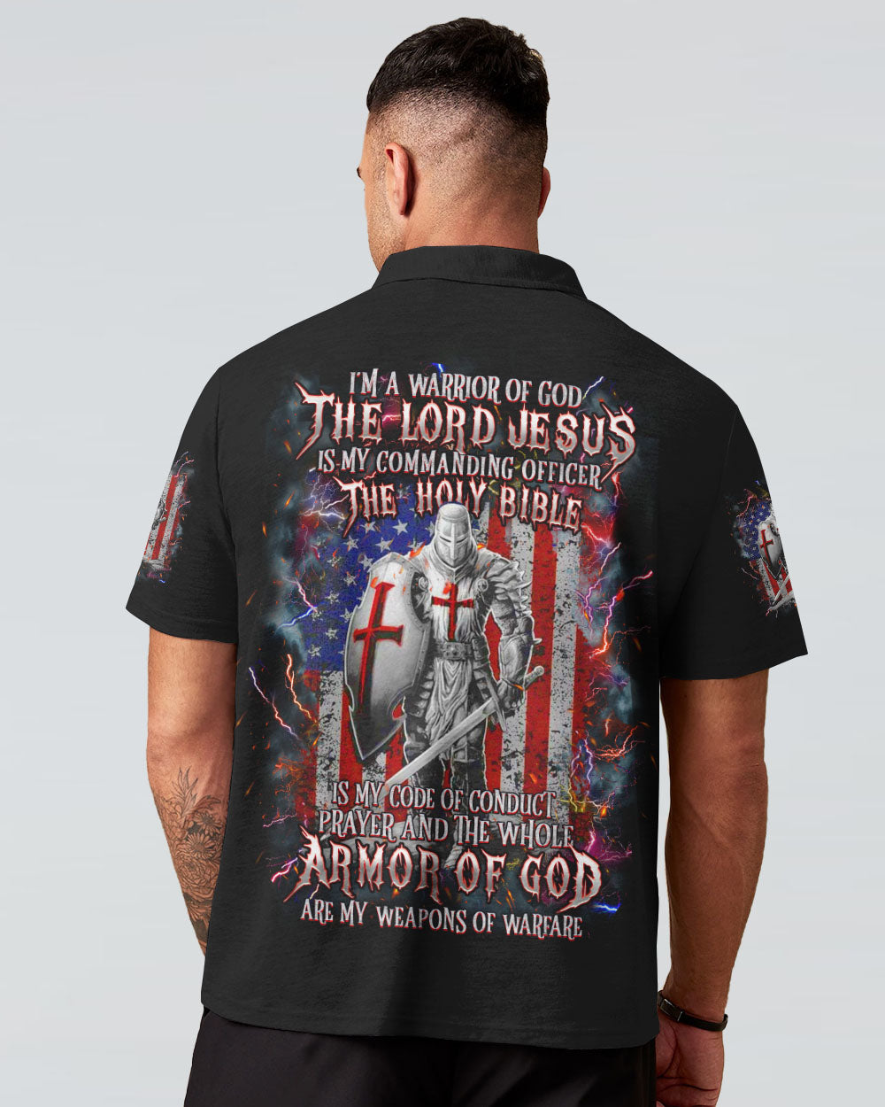 I'm A Warrior Of God Men's All Over Print Shirt - Yhhn0407243
