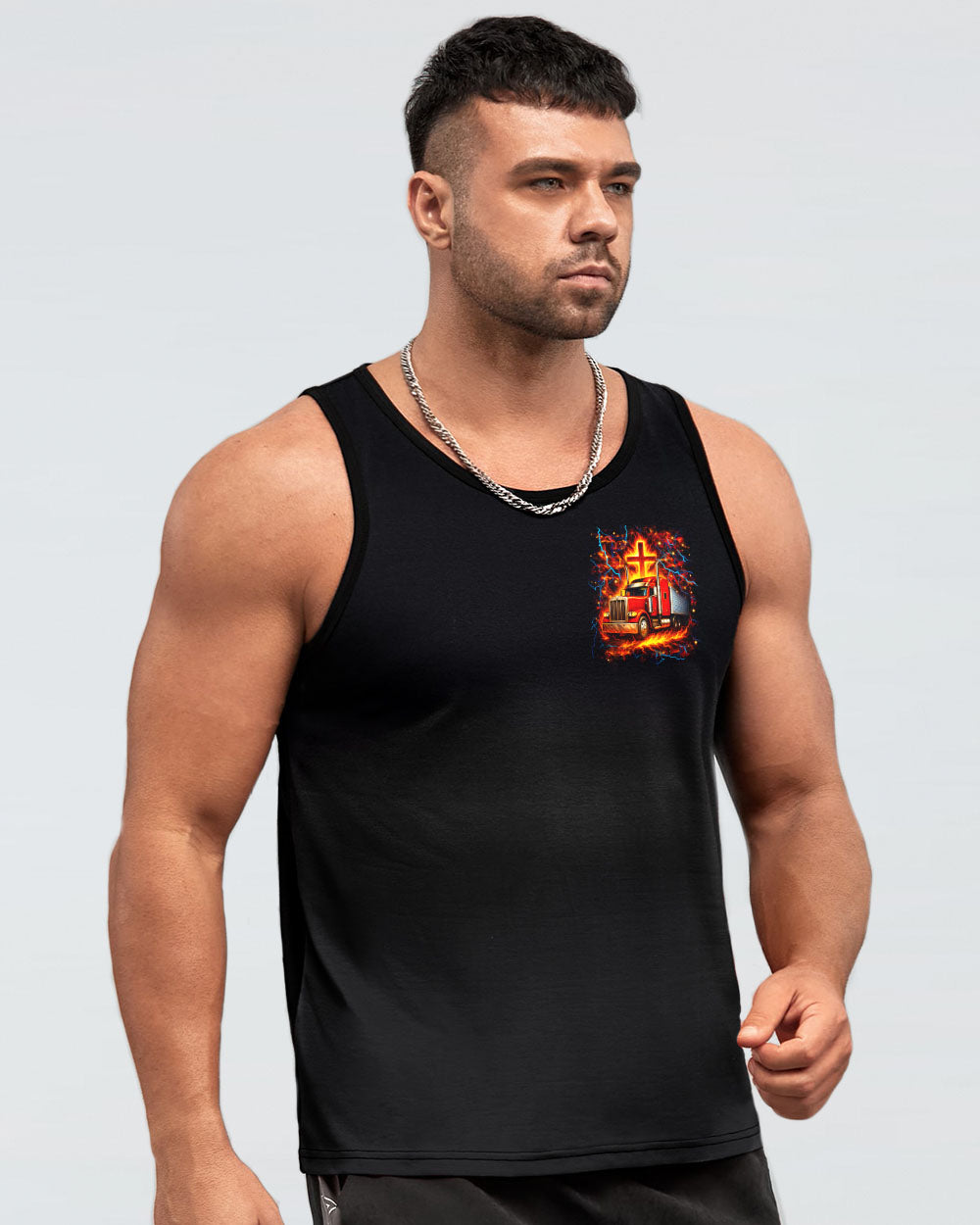 I Run On Diesel And Jesus Trucker Men's All Over Print Shirt - Yhhn0408254