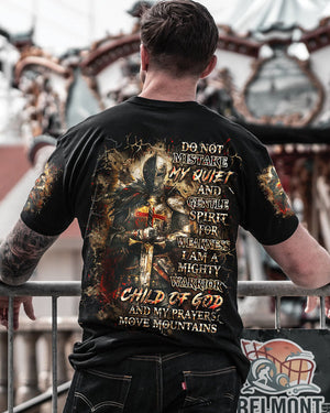 I Am Mighty Warrior Child of God Men's All Over Print Shirt - Yhhn0412242
