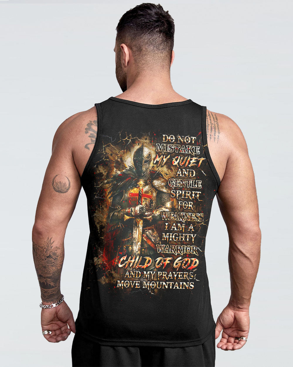 I Am Mighty Warrior Child of God Men's All Over Print Shirt - Yhhn0412242