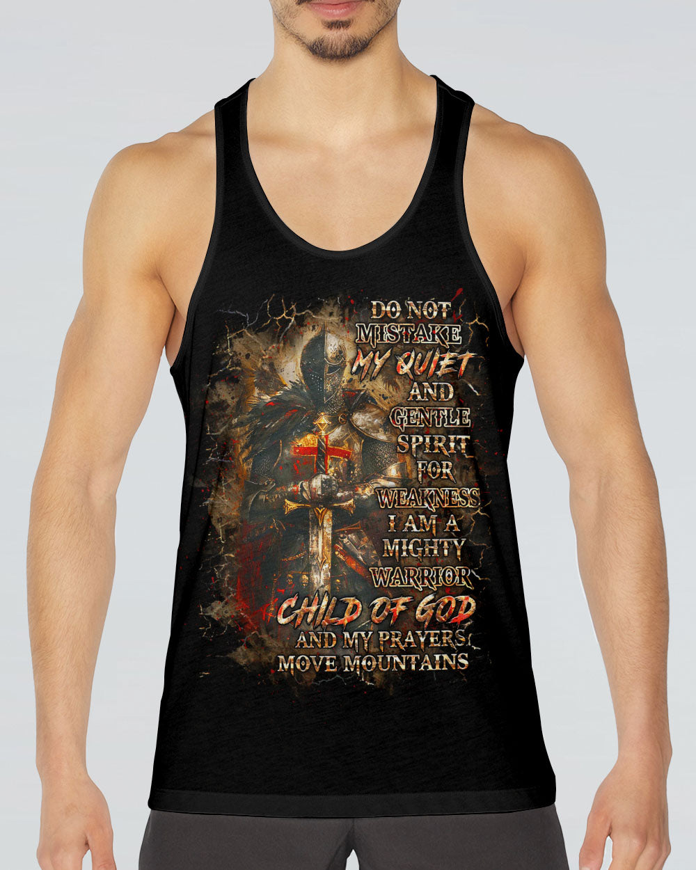 I Am Mighty Warrior Child of God Men's All Over Print Shirt - Yhhn0412242
