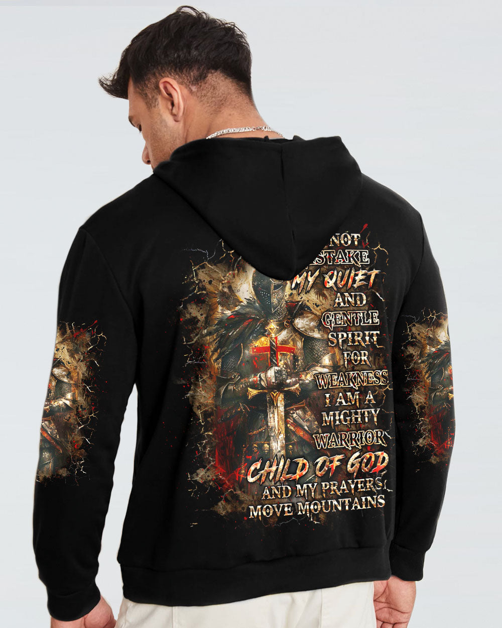 I Am Mighty Warrior Child of God Men's All Over Print Shirt - Yhhn0412242