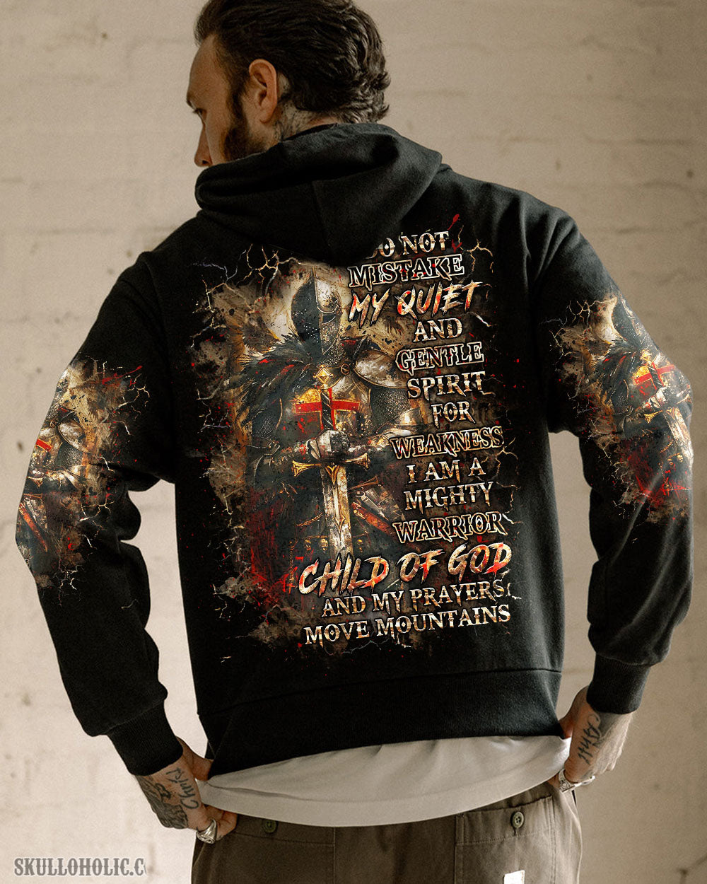 I Am Mighty Warrior Child of God Men's All Over Print Shirt - Yhhn0412242