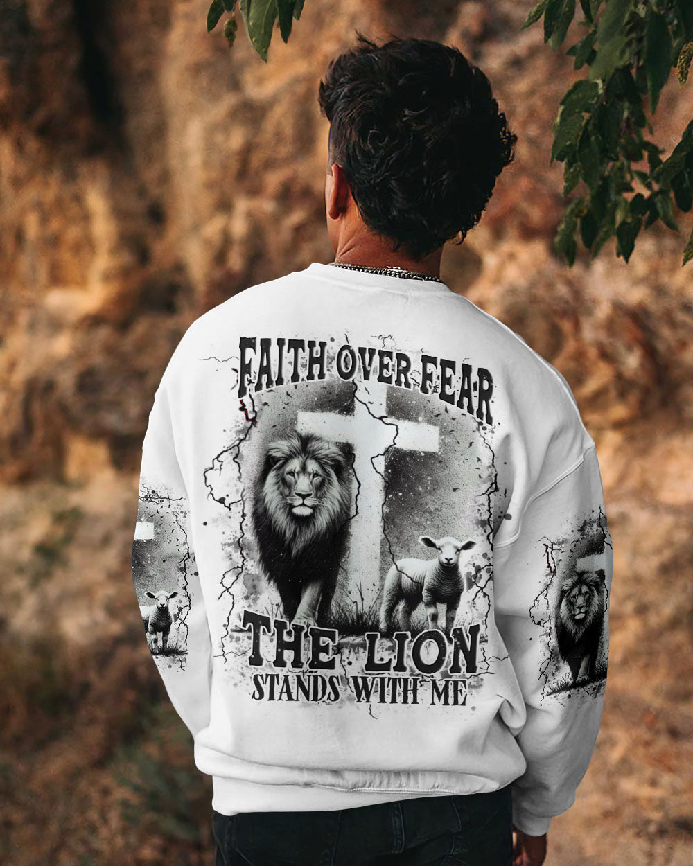 Faith Over Fear Men's All Over Print Shirt - Yhhn0512252