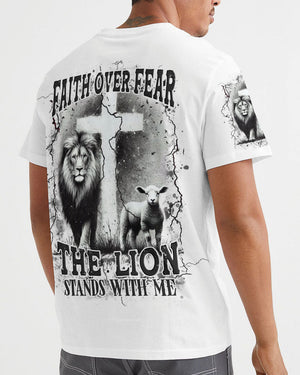 Faith Over Fear Men's All Over Print Shirt - Yhhn0512252