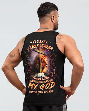 Way Maker Miracle Worker Cross Lion Men's All Over Print Shirt - Yhhn0605242