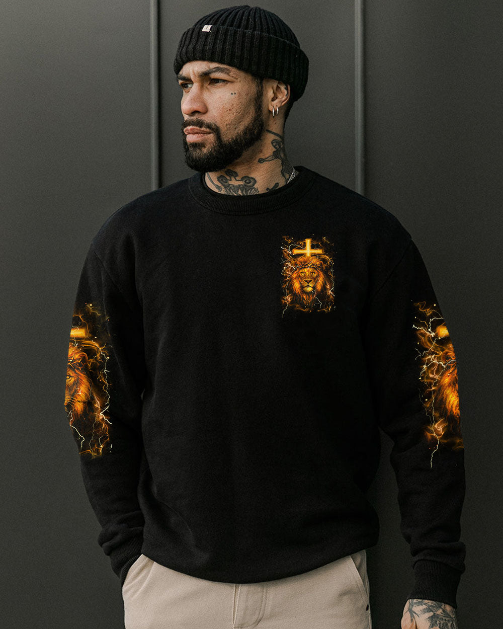 Jesus Dropped The Charges Lion Men's All Over Print Shirt - Yhhn0605251