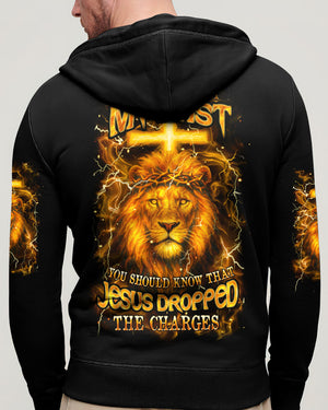 Jesus Dropped The Charges Lion Men's All Over Print Shirt - Yhhn0605251