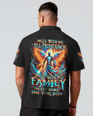 Mess With Me I'll Fight Back Men's All Over Print Shirt - Yhhn0606243