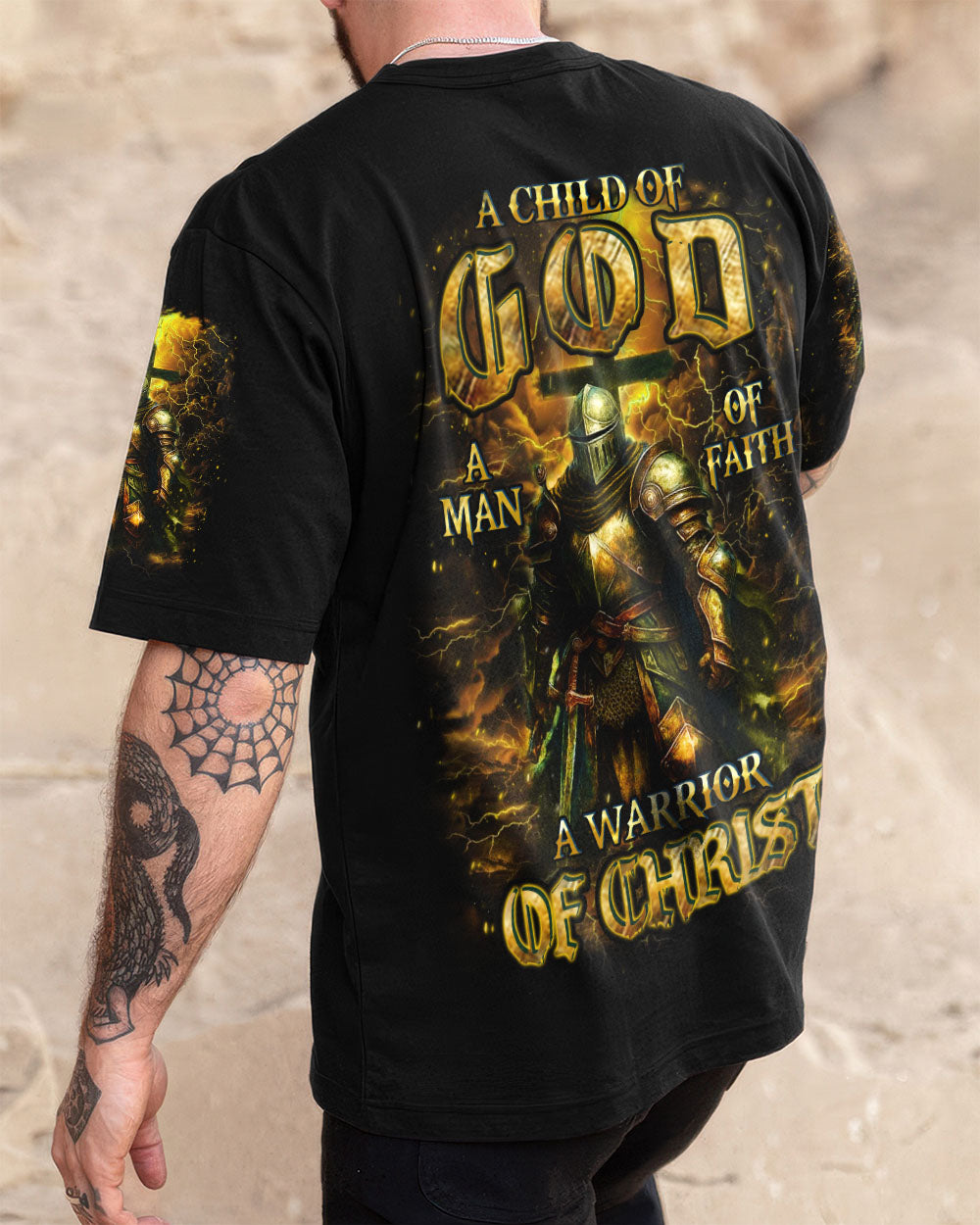 A Warrior Of Christ Men's All Over Print Shirt - Yhhn0610254