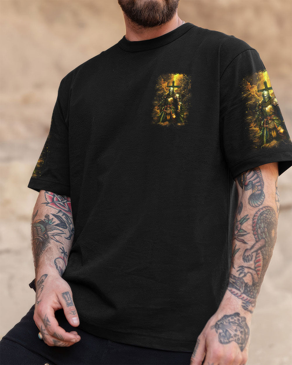 A Warrior Of Christ Men's All Over Print Shirt - Yhhn0610254