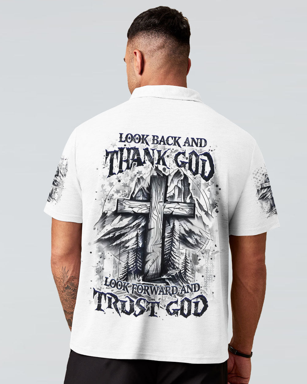 Look Back And Thank God Men's All Over Print Shirt - Yhhn0611244