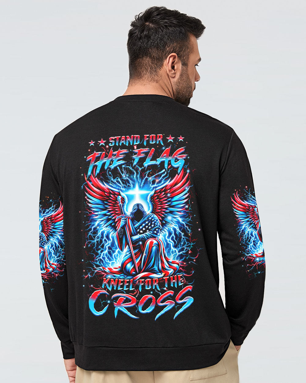 Stand For The Flag Kneel For The Cross Men's All Over Print Shirt - Yhhn0805242
