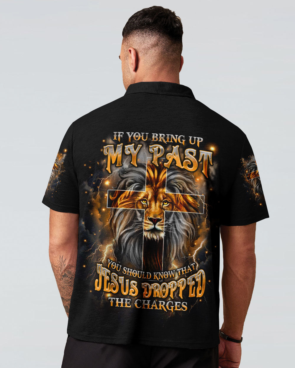 Jesus Dropped The Charges Lion Men's All Over Print Shirt - Yhhn0901251