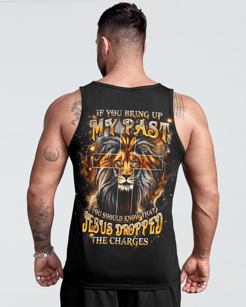 Jesus Dropped The Charges Lion Men's All Over Print Shirt - Yhhn0901251