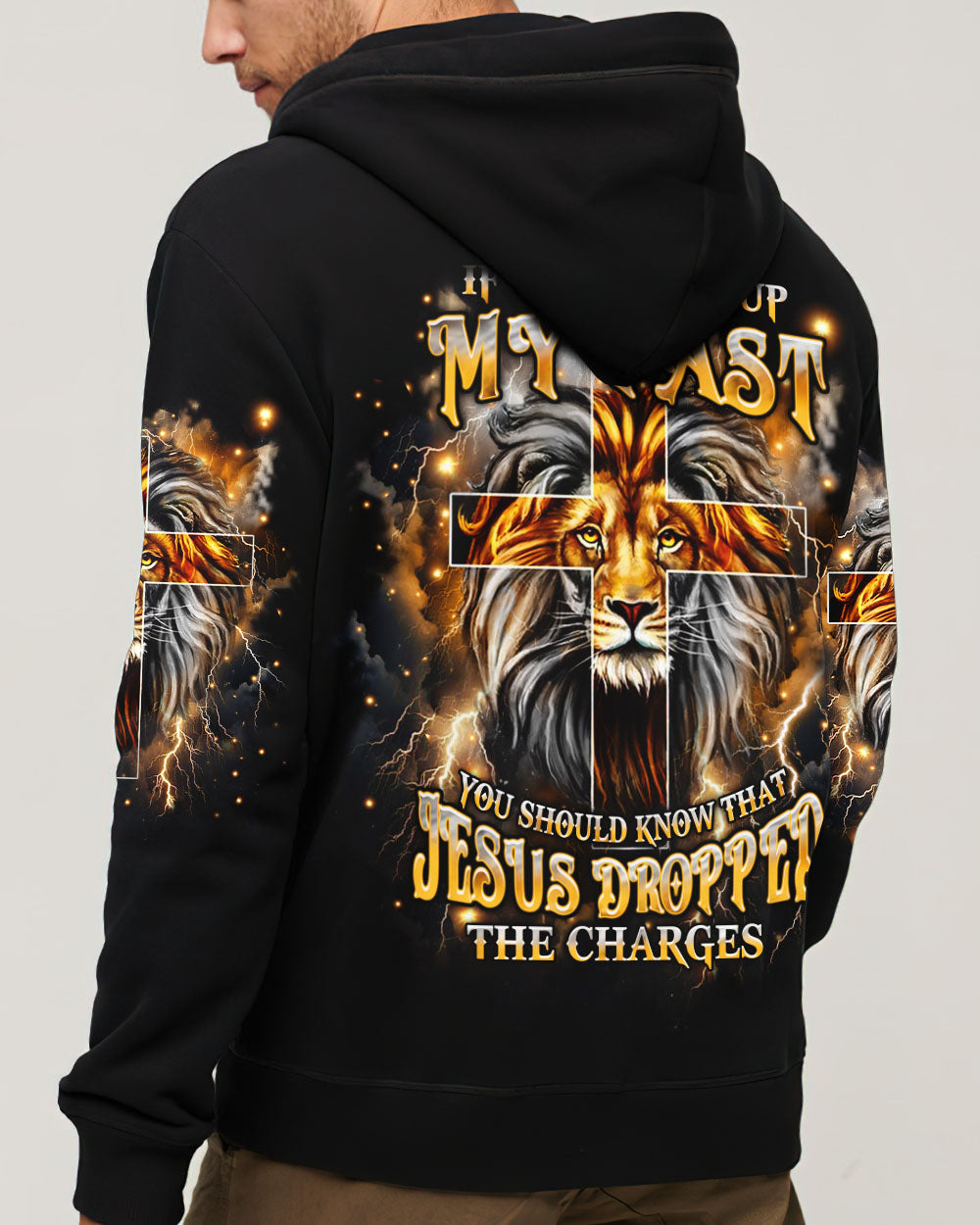 Jesus Dropped The Charges Lion Men's All Over Print Shirt - Yhhn0901251