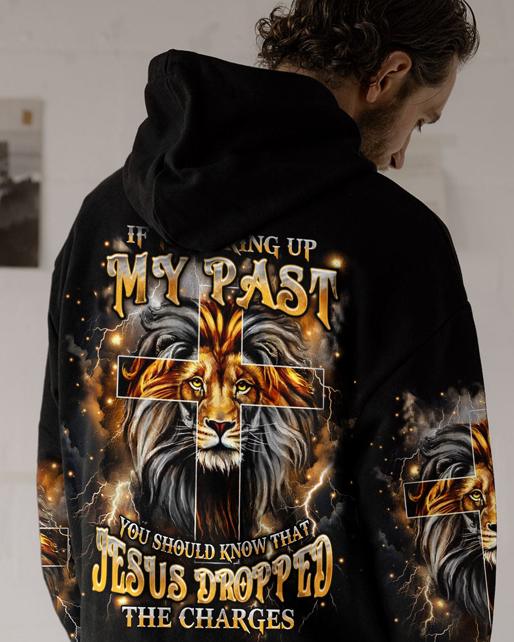 Jesus Dropped The Charges Lion Men's All Over Print Shirt - Yhhn0901251