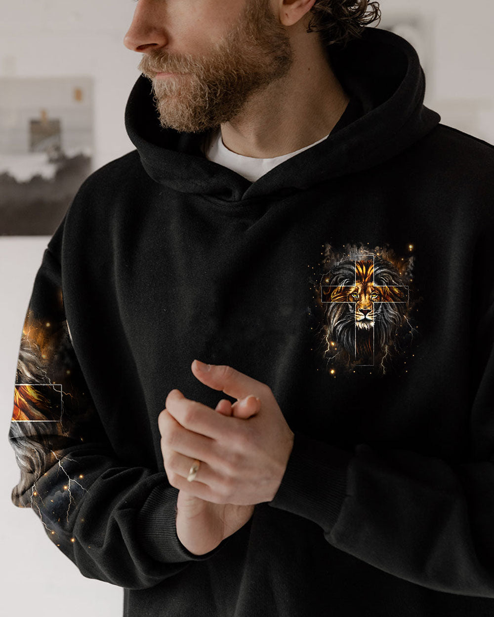 Jesus Dropped The Charges Lion Men's All Over Print Shirt - Yhhn0901251