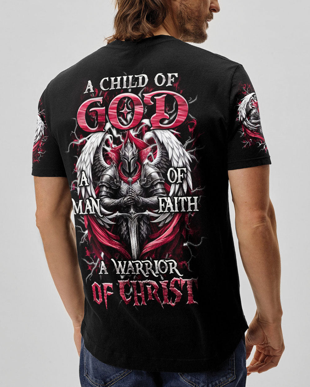 A Warrior Of Christ Men's All Over Print Shirt - Yhhn0904253