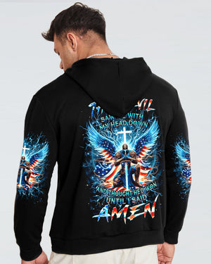 The Devil Caught Me With My Head Down Men's All Over Print Shirt - Yhhn0905244