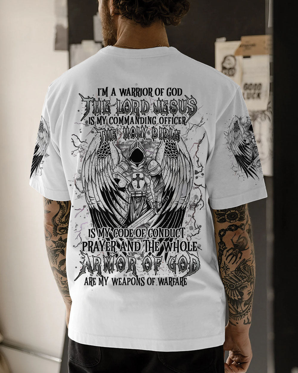 I'm A Warrior Of God Men's All Over Print Shirt - Yhhn0908243