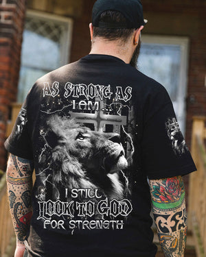 I Still Look To God For Strength Men's All Over Print Shirt - Yhhn1001251