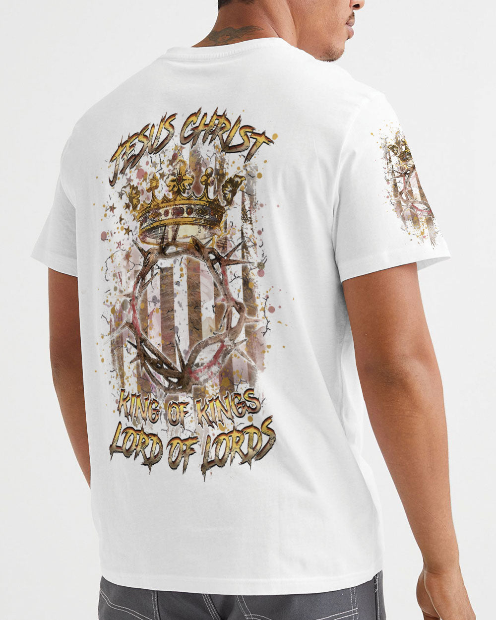 Jesus Christ King Of Kings Lord Of Lords Men's All Over Print Shirt - Yhhn1004242