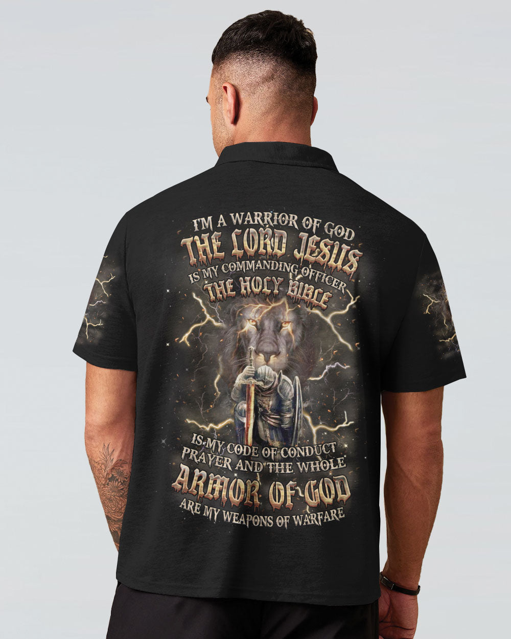 I'm A Warrior Of God Men's All Over Print Shirt - Yhhn1005243