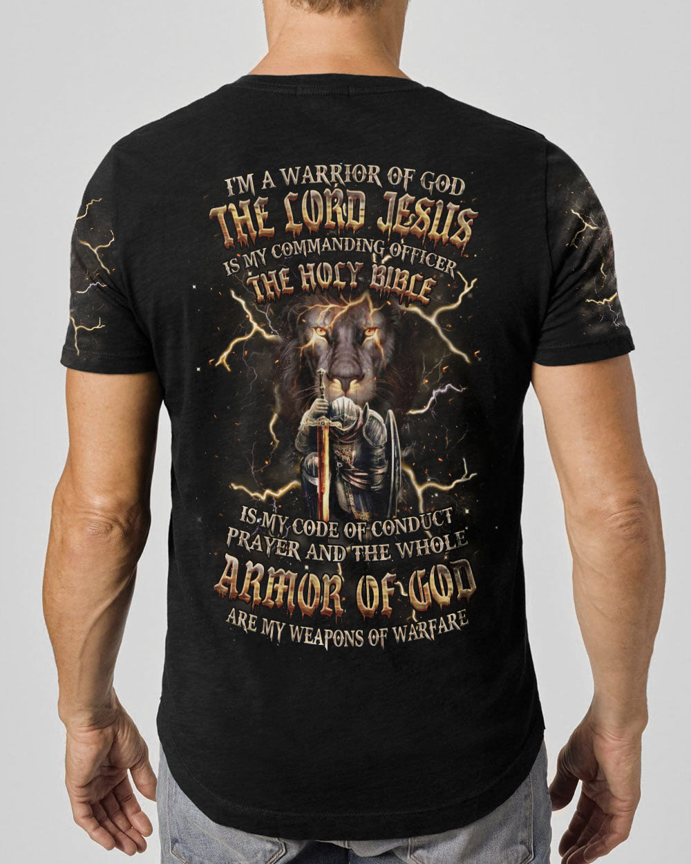 I'm A Warrior Of God Men's All Over Print Shirt - Yhhn1005243