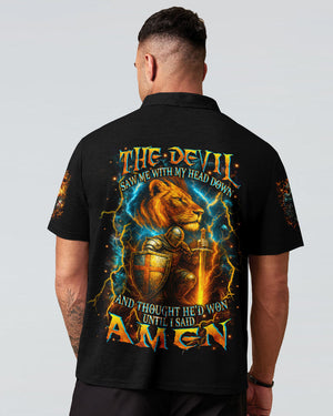The Devil Saw Me With My Head Down Men's All Over Print Shirt - Yhhn1007251