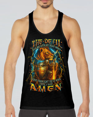 The Devil Saw Me With My Head Down Men's All Over Print Shirt - Yhhn1007251