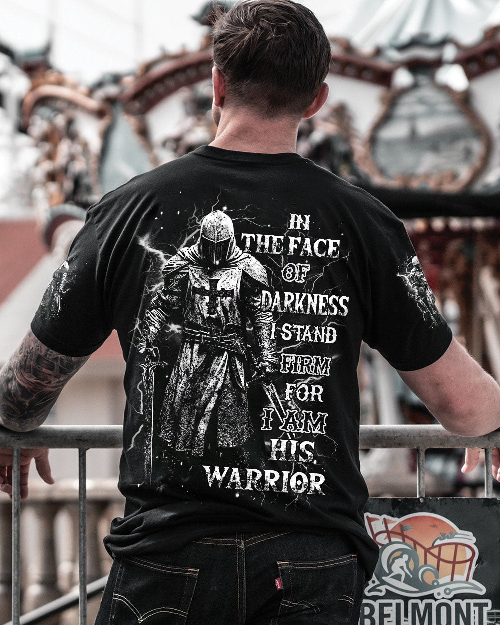 I Am His Warrior Men's All Over Print Shirt - Yhhn1302253