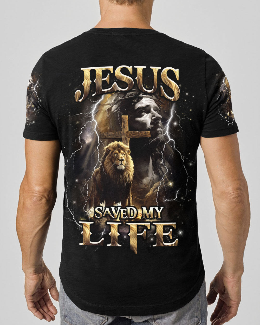 Jesus Saved My Life Men's All Over Print Shirt - Yhhn1501253