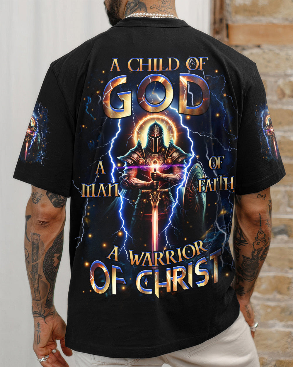 A Warrior Of Christ Men's All Over Print Shirt - Yhhn1512252