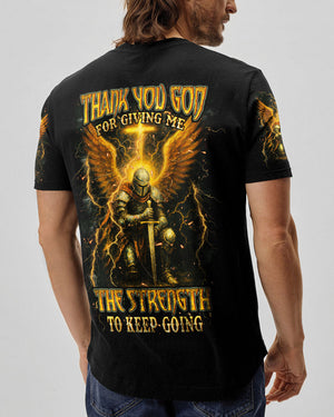 Thank You God Warrior Men's All Over Print Shirt - Yhhn1604252