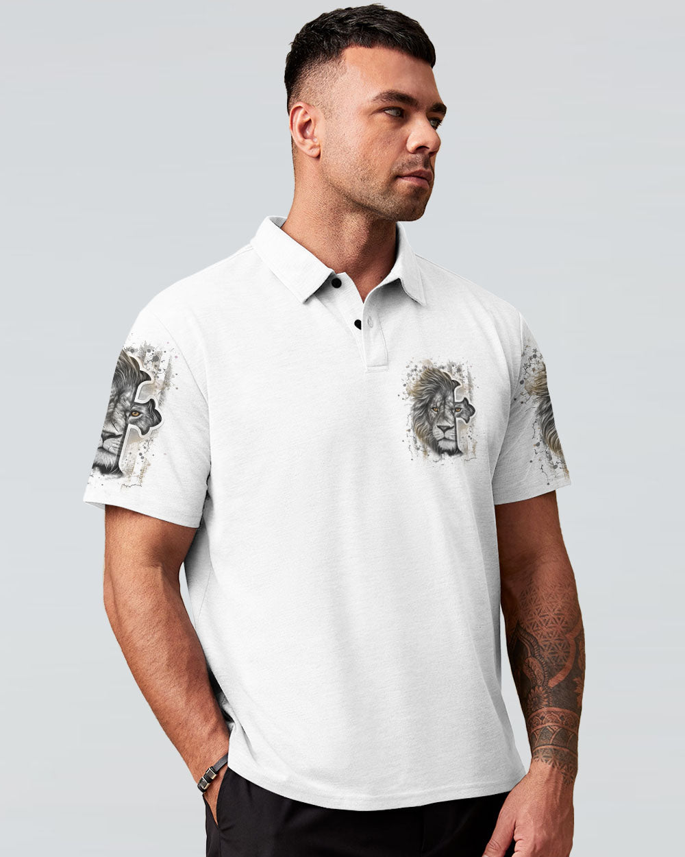 Jesus Dropped The Charges Lion Men's All Over Print Shirt - Yhhn1608241