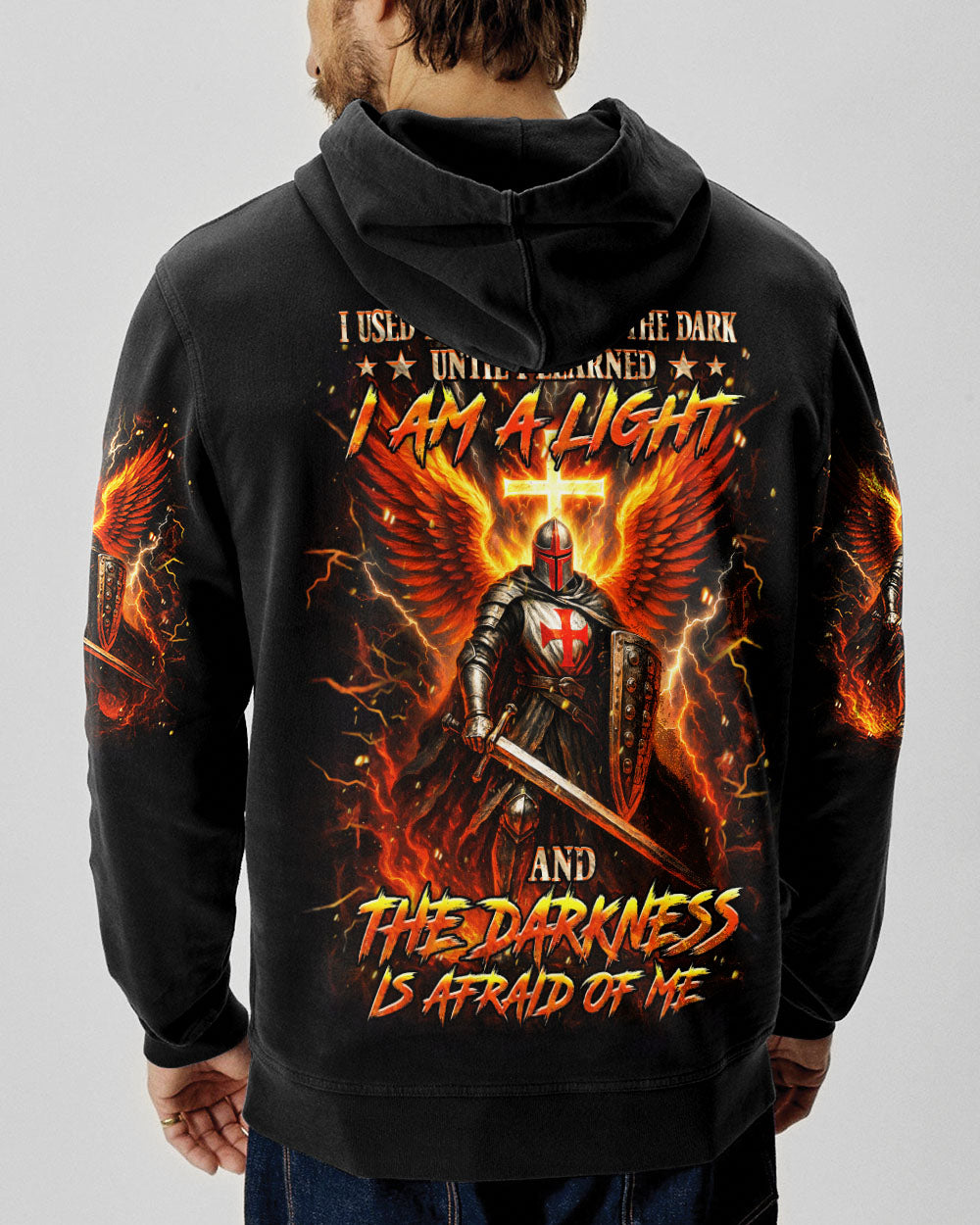 The Darkness Is Afraid Of Me Men's All Over Print Shirt - Yhhn1609252