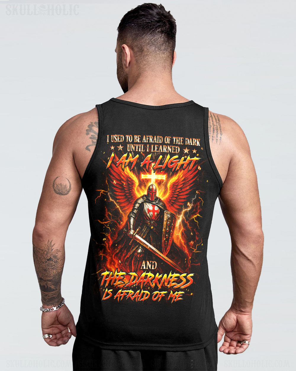 The Darkness Is Afraid Of Me Men's All Over Print Shirt - Yhhn1609252