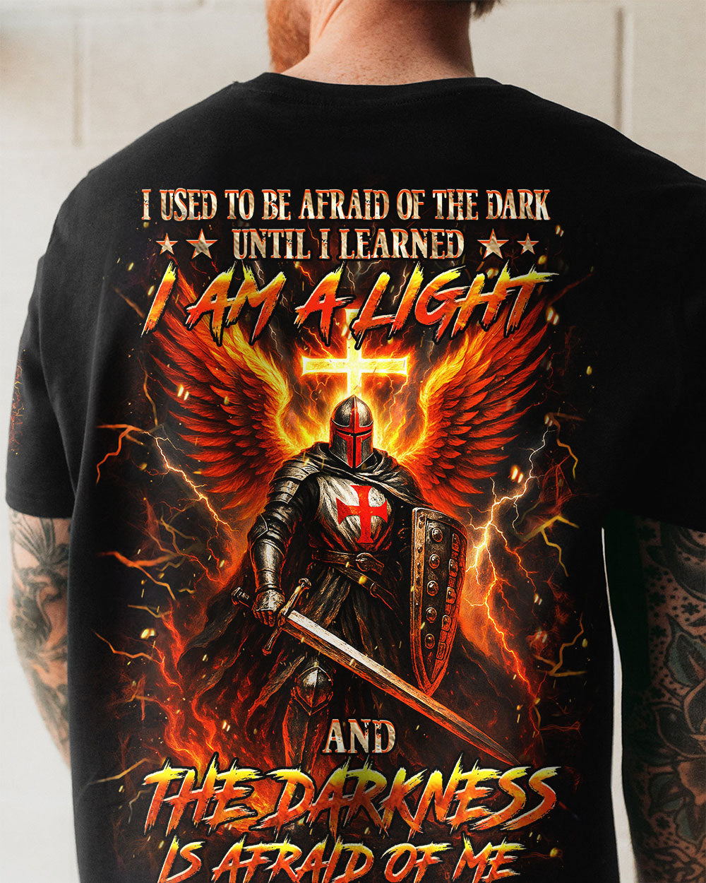 The Darkness Is Afraid Of Me Men's All Over Print Shirt - Yhhn1609252