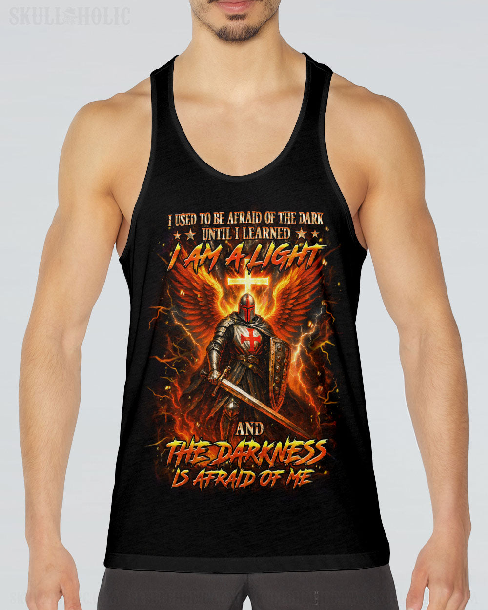 The Darkness Is Afraid Of Me Men's All Over Print Shirt - Yhhn1609252