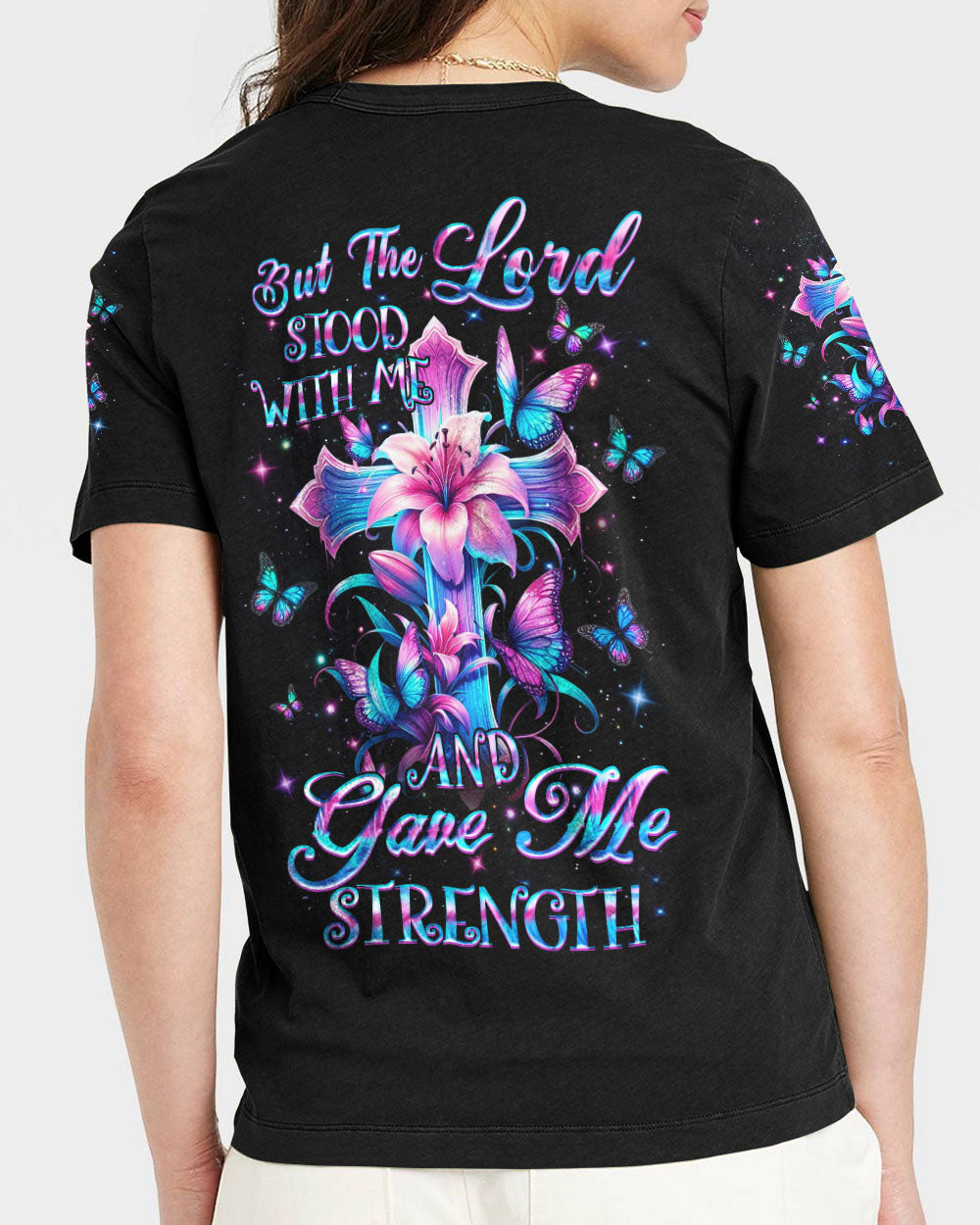 But The Lord Stood With Me Women's All Over Print Shirt - Yhhn1704244