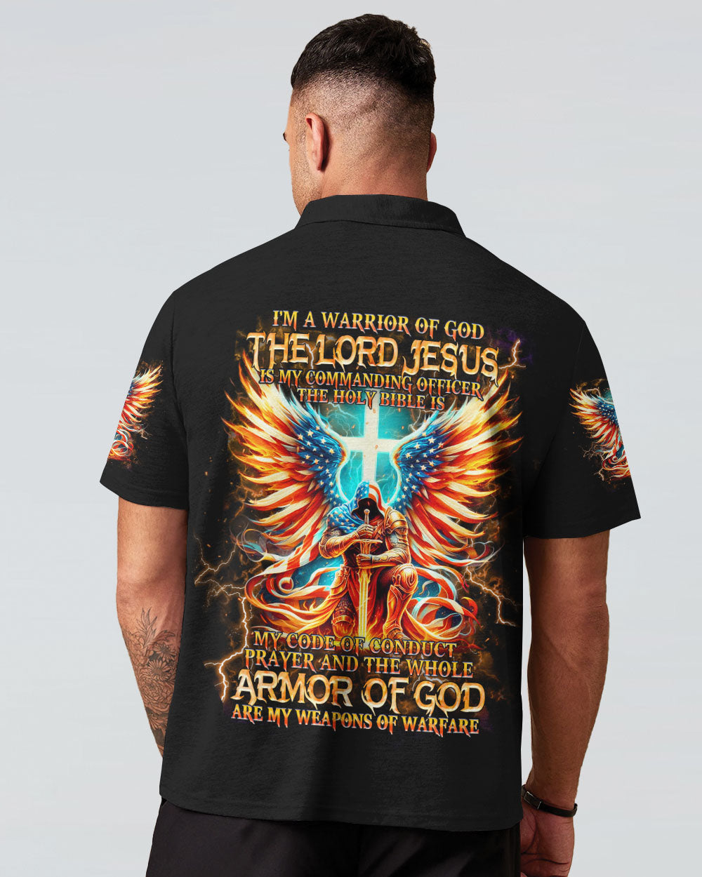 I'm A Warrior Of God Men's All Over Print Shirt - Yhhn1706242
