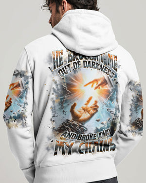 He Brought Me Out Of Darkness Men's All Over Print Shirt - Yhhn1707254