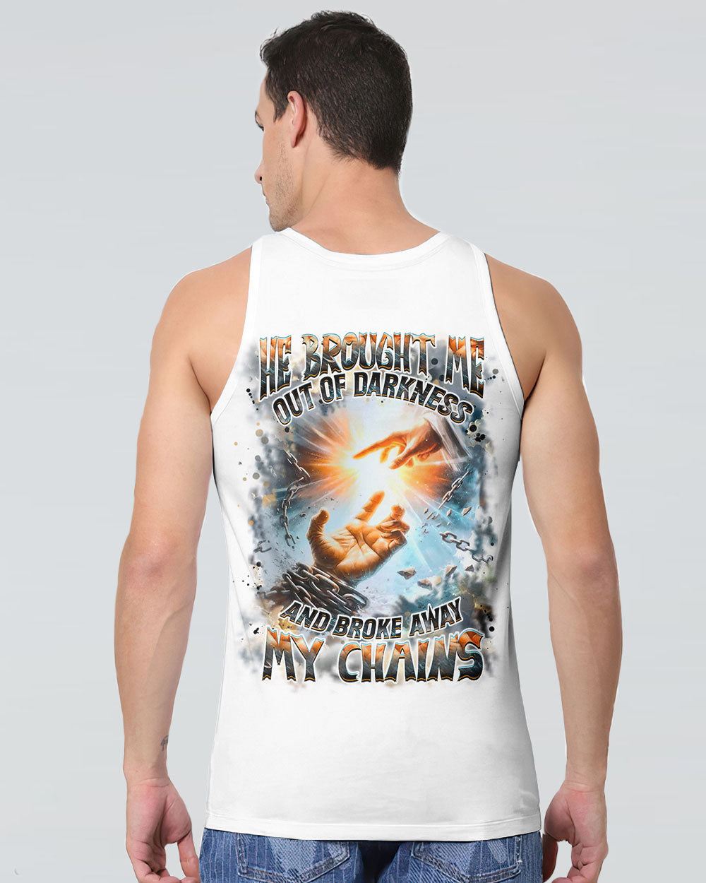 He Brought Me Out Of Darkness Men's All Over Print Shirt - Yhhn1707254