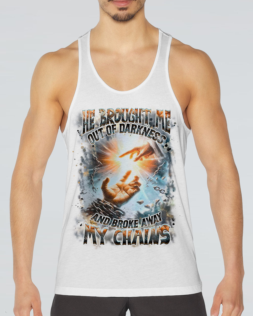 He Brought Me Out Of Darkness Men's All Over Print Shirt - Yhhn1707254
