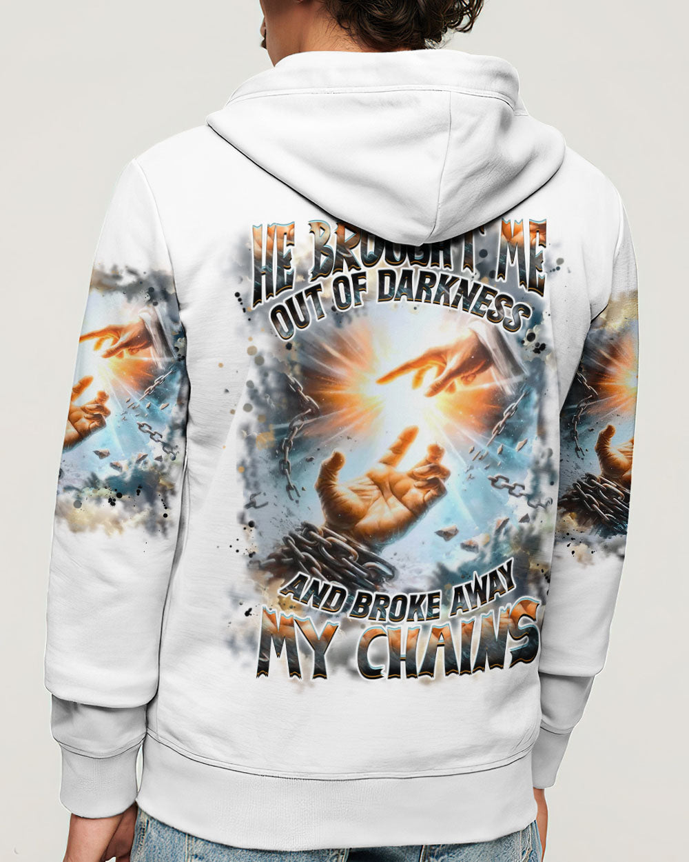 He Brought Me Out Of Darkness Men's All Over Print Shirt - Yhhn1707254