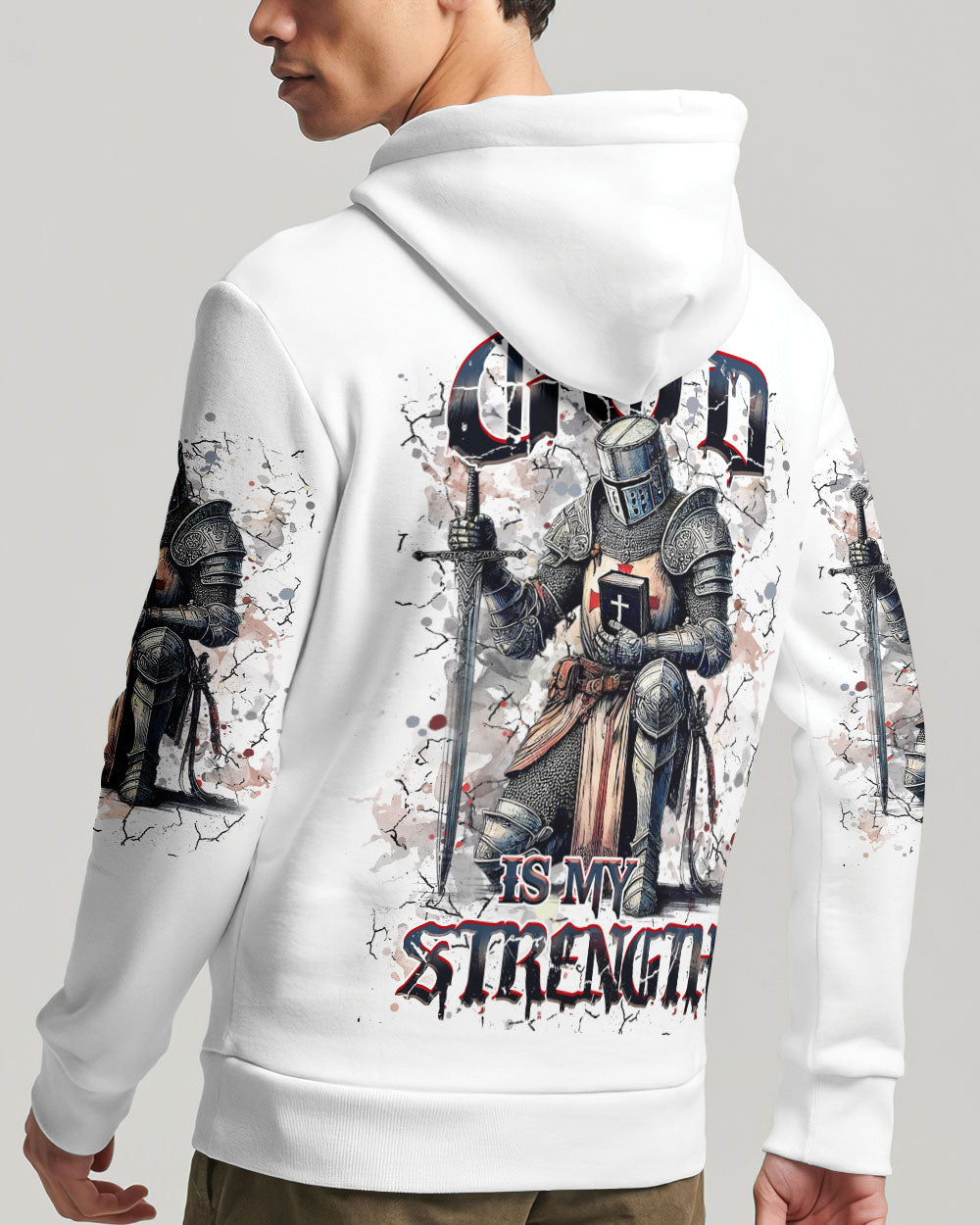 God Is My Strength Warrior Men's All Over Print Shirt - Yhhn1803253