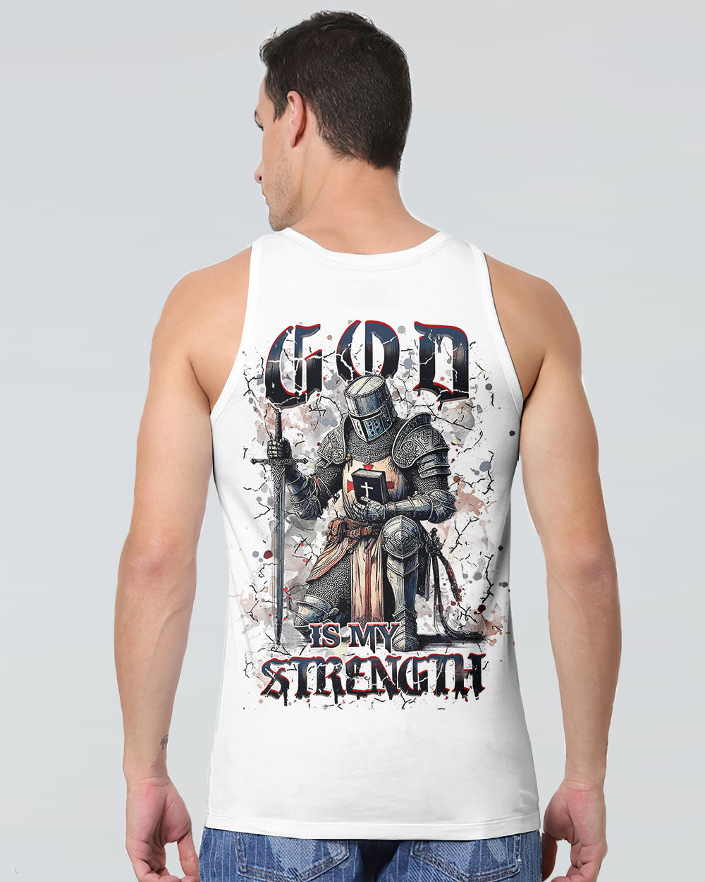 God Is My Strength Warrior Men's All Over Print Shirt - Yhhn1803253