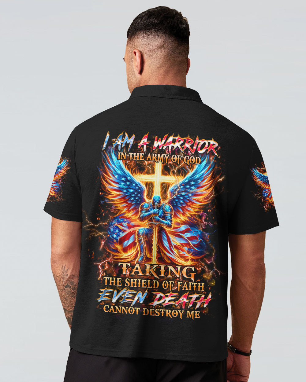 I Am A Warrior In The Army Of God Men's All Over Print Shirt - Yhhn1807243