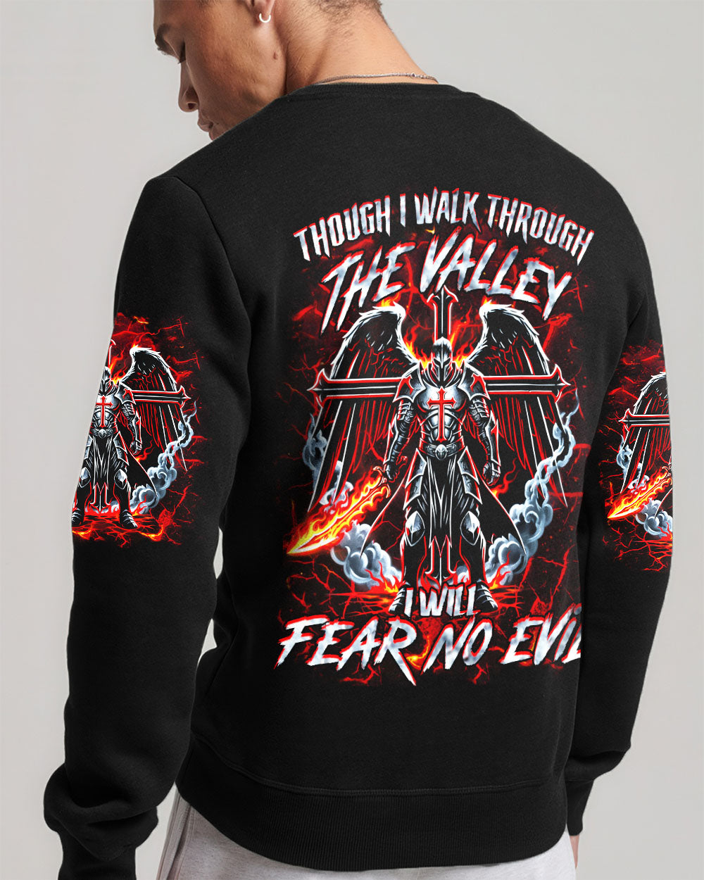 I Will Fear No Evil Warrior Men's All Over Print Shirt - Yhhn1811252